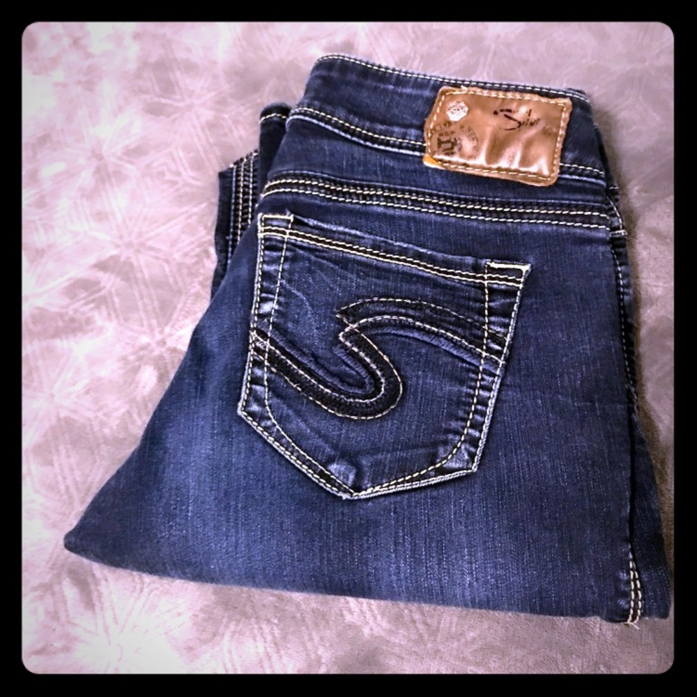 Silver Suki Jeans